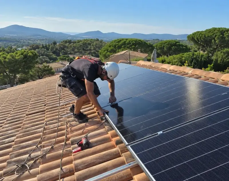Installateur panneaux solaires Castelnaud-la-Chapelle — pose photovoltaïque sur toiture