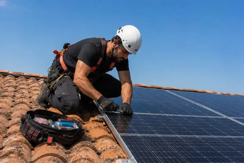 Maintenance et monitoring de panneaux solaires à Castelnaud-la-Chapelle
